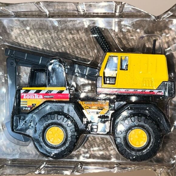 NEW 2001 Vintage Maisto Hasbro Tonka Mini Mighty 748 Backhoe Toy #762906 B6 - Picture 2 of 4